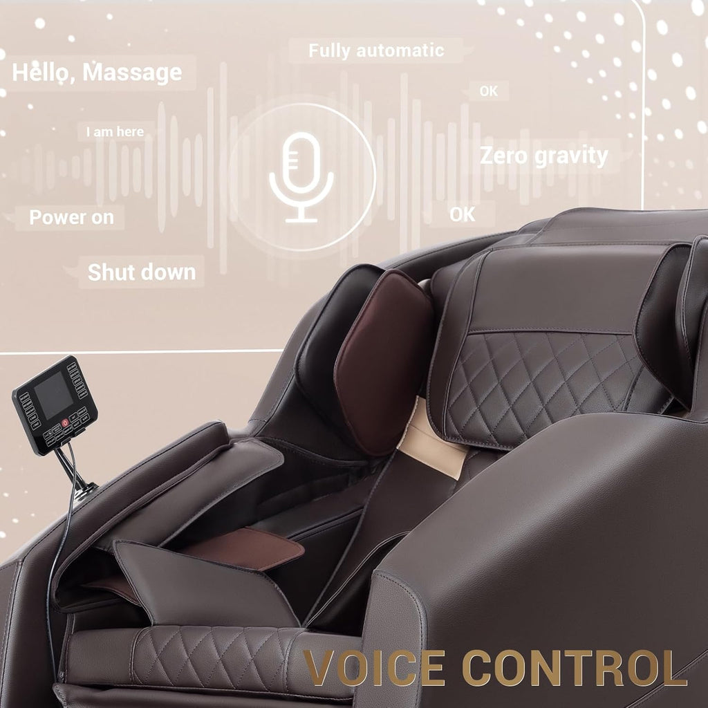 Massage Chair, Zero Gravity Full Body Massage Chair, Shiatsu Recliner with 14 Massage Points, Lumbar & Calf Heating