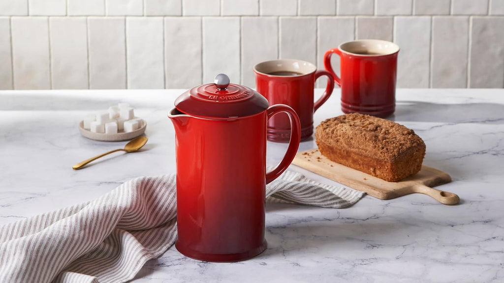 Stoneware French Press, 34 oz., Artichaut