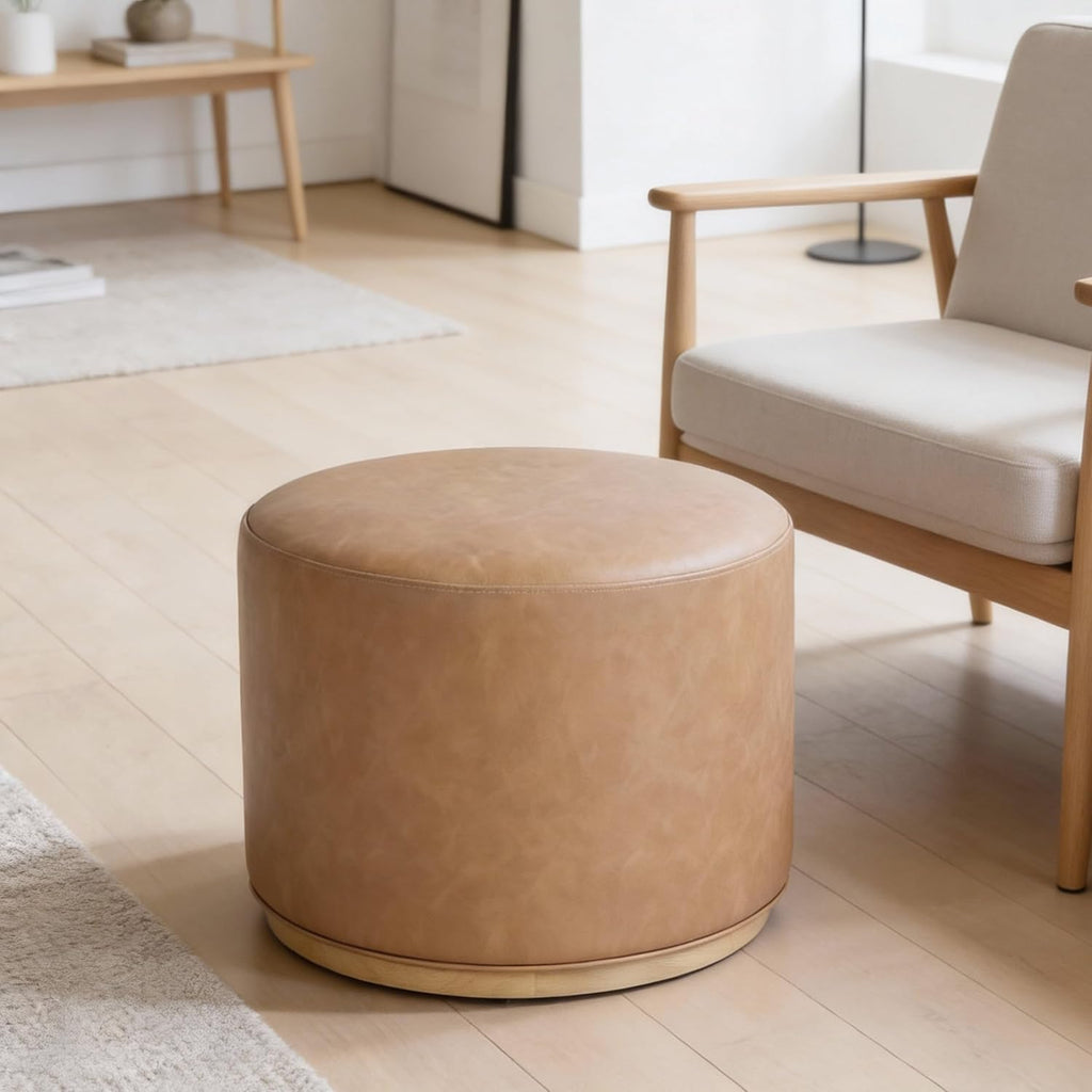 Modern Lounge Chair — Faux Leather