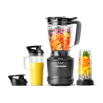 SmartSense Blender Combo, 1400 Watts, Gunmetal Gray
