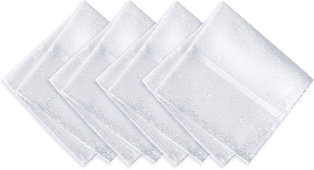 60 x 84 Inch Rectangle Fabric Tablecloth, Elegance Plaid, 100% Polyester, No Iron Soil Resistant Din