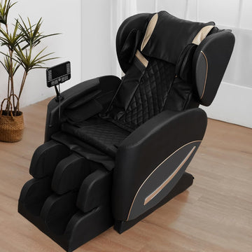 Zero Gravity Massage Chair Recliner with 10 Massage Rollers, Full Body Air Pressure Therapy, Heated Lumbar & Leg
