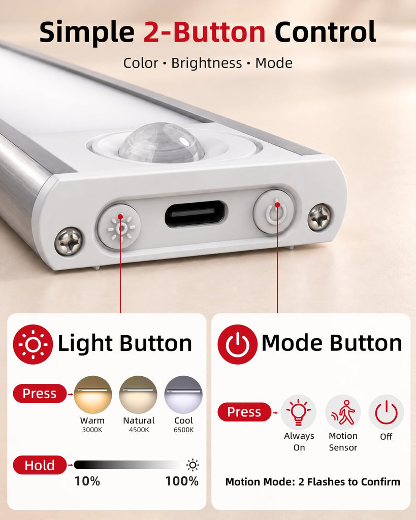 Under Cabinet Lighting, Motion Sensor Light, Closet Lights