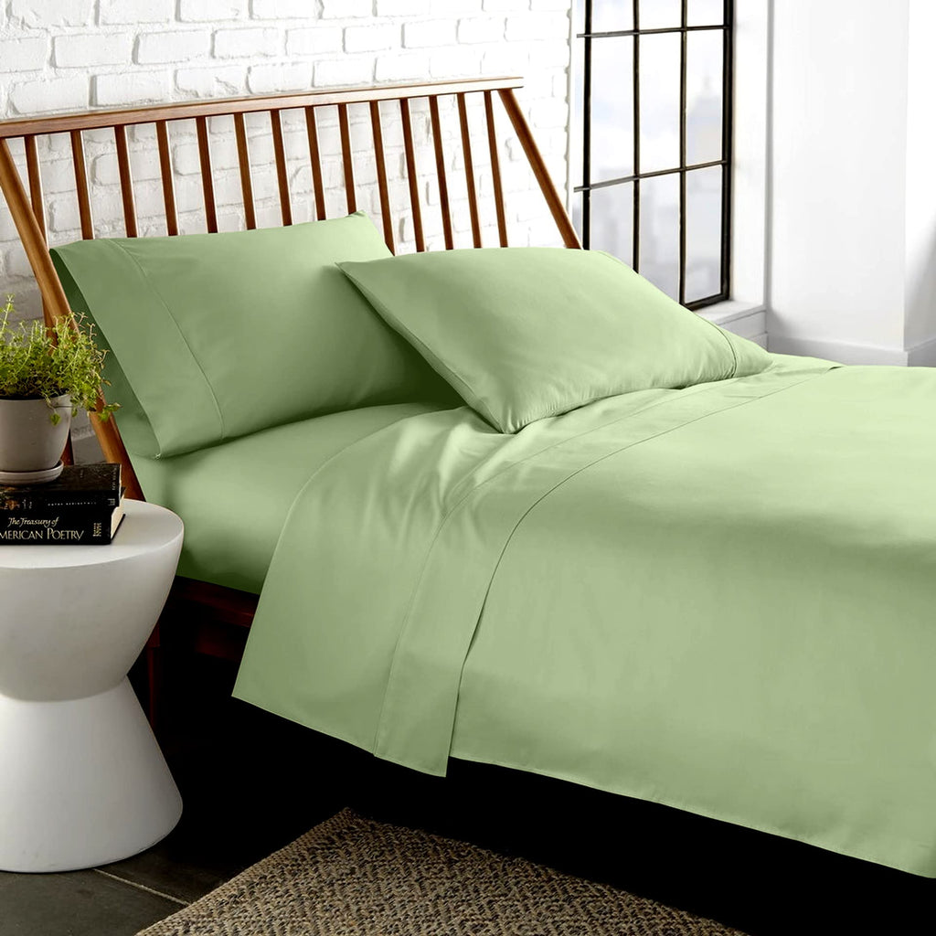 Split Head Flex King Sheet Set for Adjustable Bed, Half Split 100 Egyptian Cotton, 600-Thread-Count - 36inch
