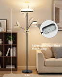 Floor Lamp, Upgraded 36W 3000LM Torchiere Super Bright LED Floor Lamp