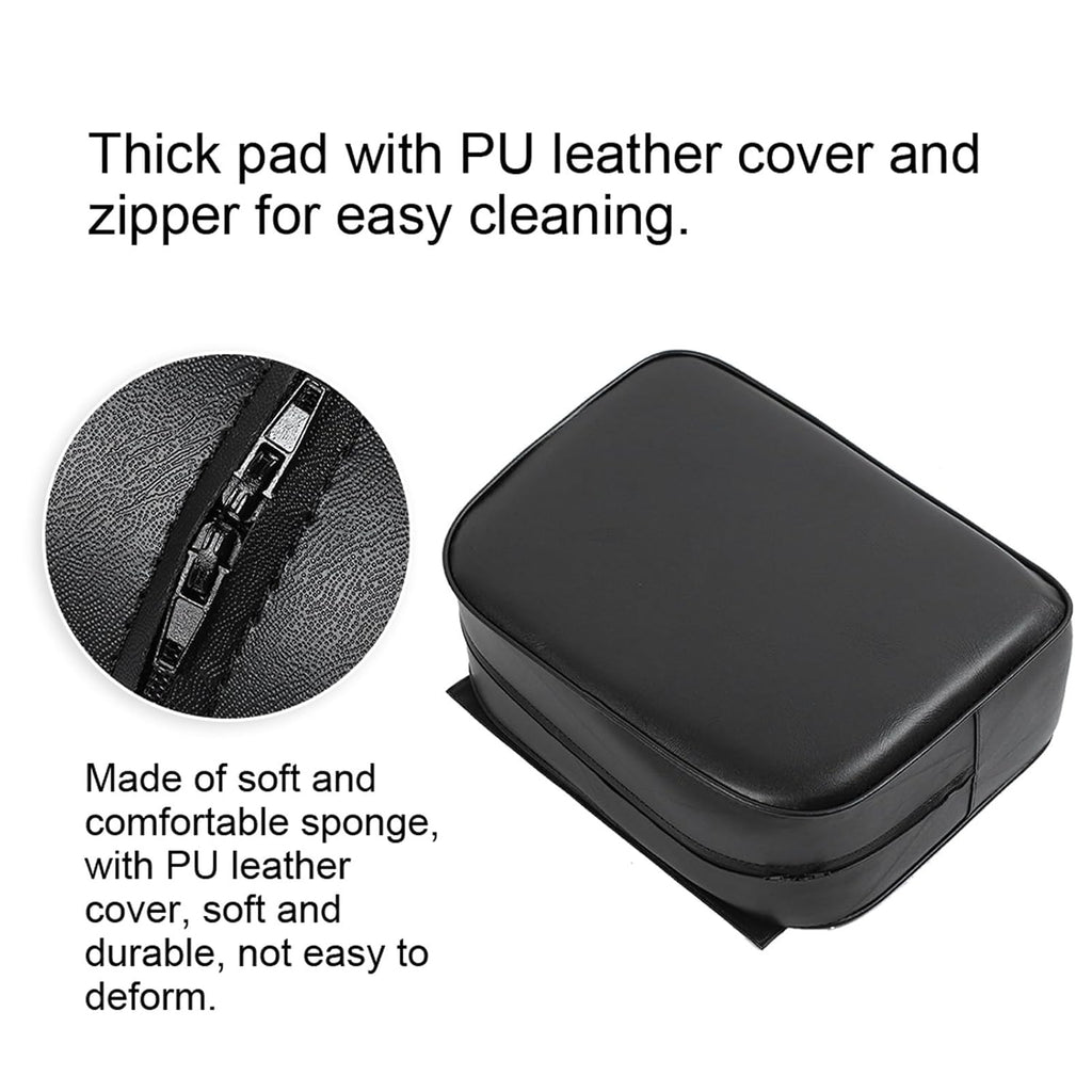 Salon Booster Seat Cushion, Children Leather Cushion Pads, Barber Booster Seat for Salon Styling Chair, Barber