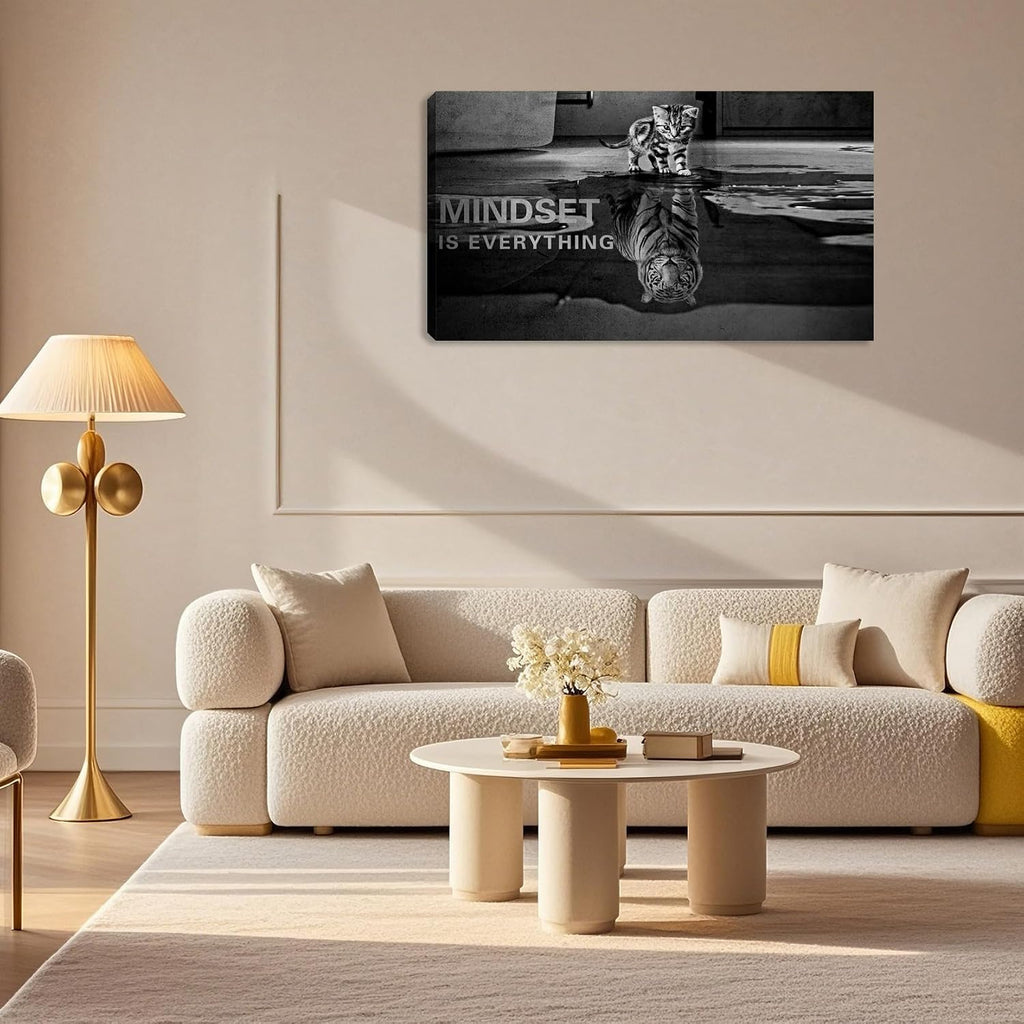 Motivational Wall Decor Inspirational Canvas Wall Art Bedroom Workplace Gym Positive Quotes Sayings Artwork for Walls