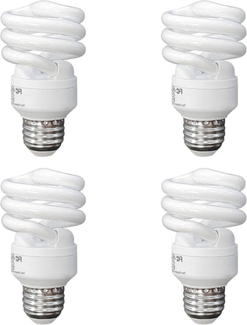 Compact Fluorescent Light Bulb T2 Spiral, E26 Base