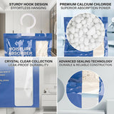 Dehumidifier Bags Hanging Moisture Absorbers - 4 Packs Dehumidifiers for Home Closet Bathroom Basement