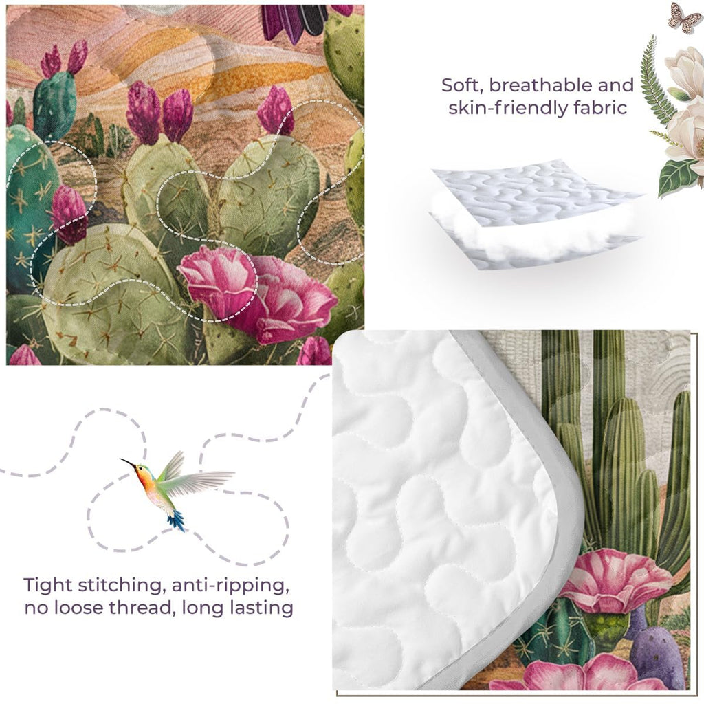 Cactus Hummingbird Quilt Set