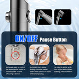 Filtered Shower Head with Handheld, High Pressure Water Flow and Multiple Spray Modes Shower Head with Filter