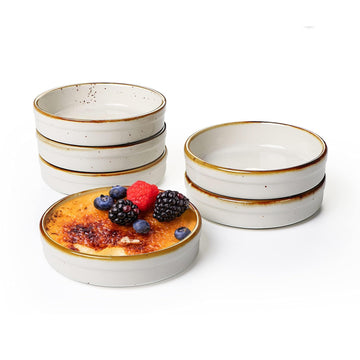 4 oz - Oven Safe Shallow for Creme Brulee - Set of 6
