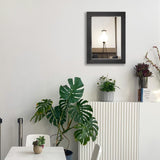 Wall Mirror Rectangle Decorative Mirror 12" x 16" , Black