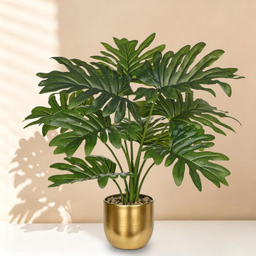 Fake Plants Artificial Monstera Plant in Pot Decor Indoor