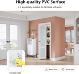 Preassembled Bi-Fold Doors, for 28"x 80" Opening,Tempered Frosted Glass Closet Folding Barn Door wit