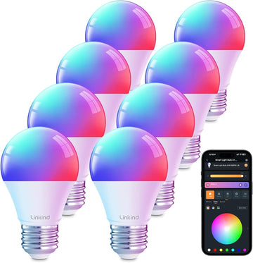 Smart Light Bulbs, Compatibale with Alexa, Google Home, AiDot