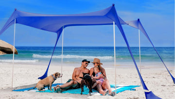 Beach Tent Sun Shelter UPF50+ - Easy Pop Up Beach Canopy - Outdoor Shade Trips, Fishing, Backyard Fun Picnics