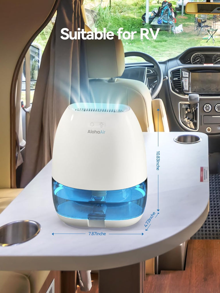 Dehumidifiers for Home, 34 oz Small Dehumidifier for Room, Quiet Dehumidifiers for Bathroom, Bedroom, RV