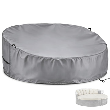 Outdoor Daybed Cover, 75 Inch Waterproof Round Daybed Cover