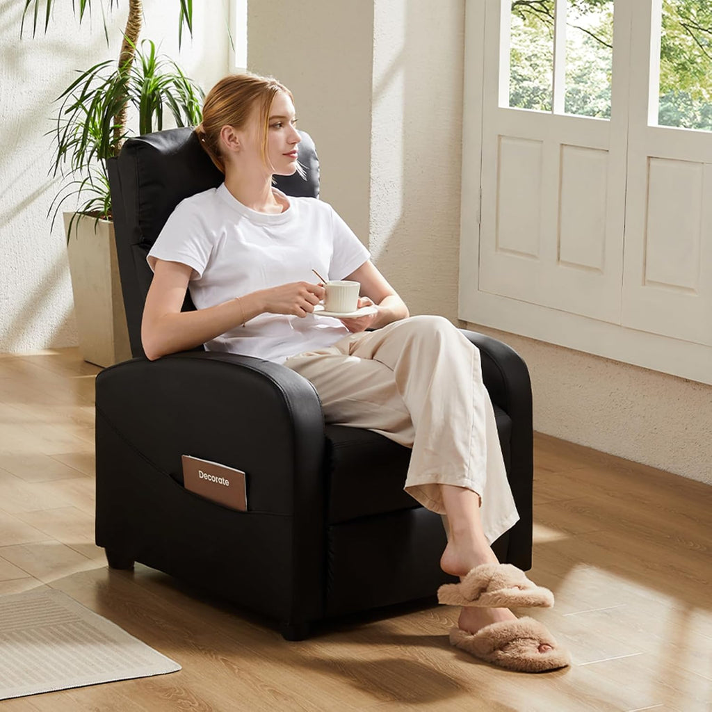 Massage Recliner Chair for Adults, Adjustable Home Theater Seating with Lumbar Support for Living Room