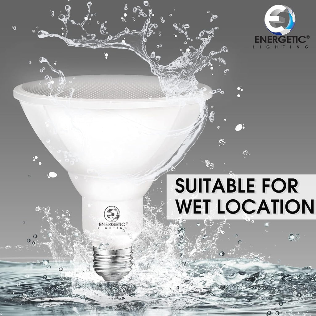 Energetic LED PAR38 Outdoor Flood Light Bulb Home Residential Patio Driveway Light, PAR38 LED Bulb, 5000K Daylight