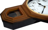 Traditional Schoolhouse Easy to Read Regulator Wall Clock, Chiming Wall Clocks with Pendulum & Westminster Chime Hourly, Schoolhouse...