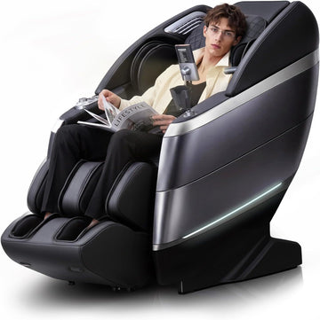 4D Massage Chair Full Body, 166° Flexible SL-Track Zero Gravity Recliner | 18 Modes, 11 Techniques, 36 Airbag