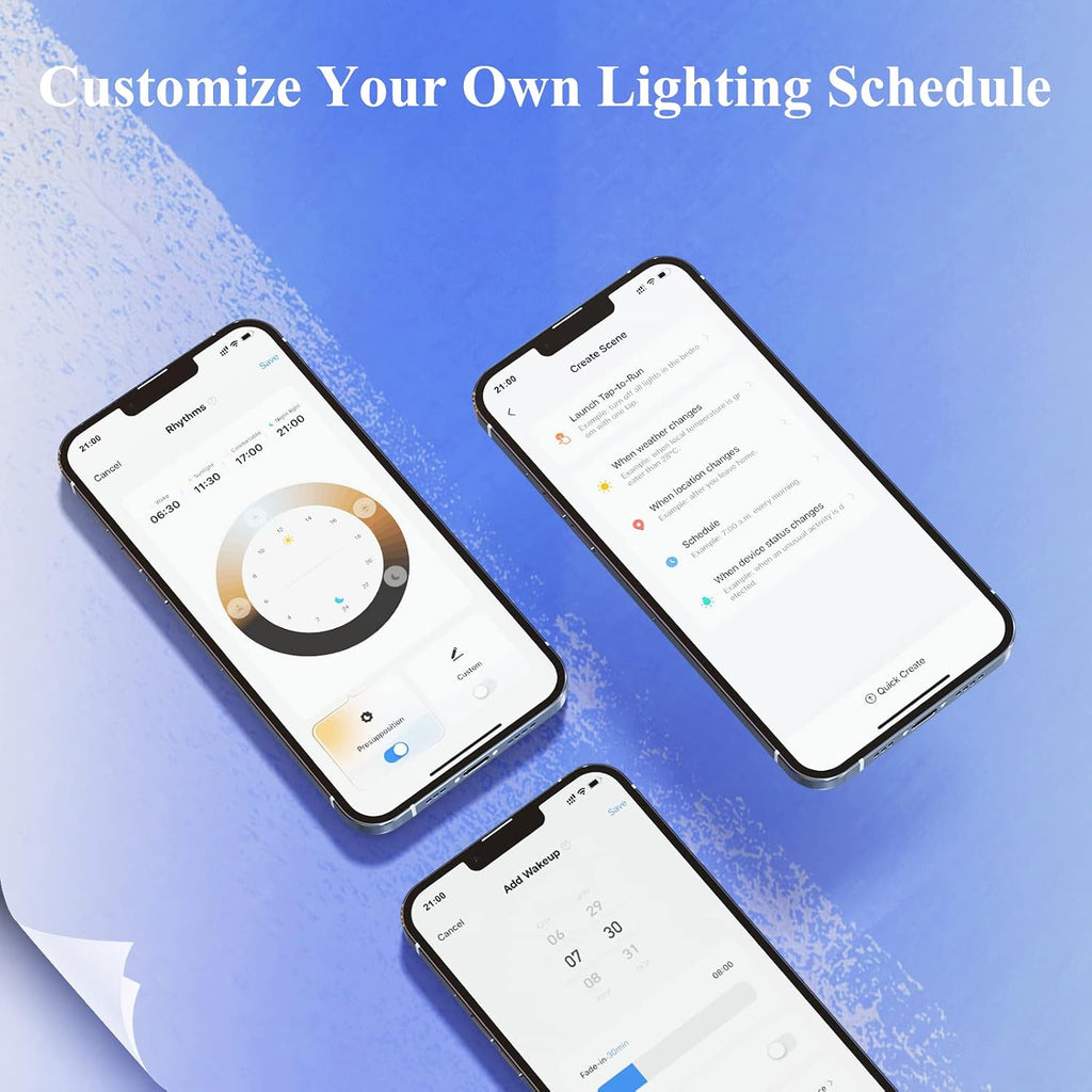 Smart Edison Bulb ST19, Color Changing WiFi Smart Light Bulb, 2700K-6500K Tunable via App, ST58 Edison Bulb