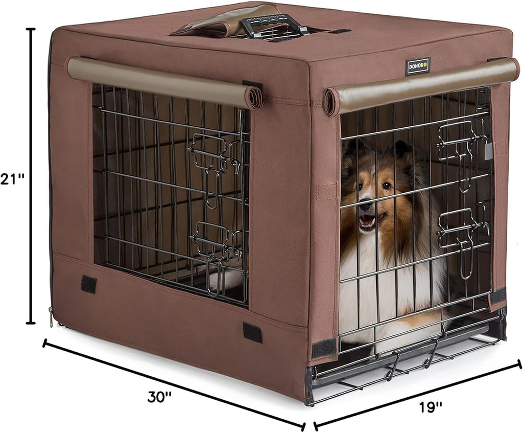 Dog Crates for Small Medium Size Dogs Indoor Double Door Dog Kennels & Houses for Puppy and Cats