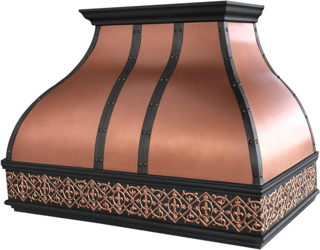 36 Inch Copper Wall Mount Range Hood
