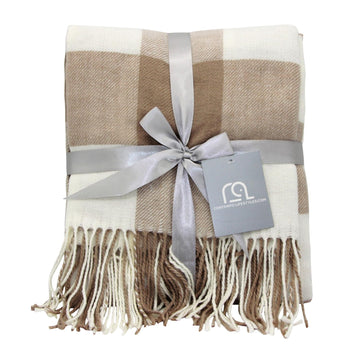 Blankets - Buffalo Plaid Throw Blanket - Decorative Classic Blanket - Comfortable and Ultra-Soft - Lightweight &