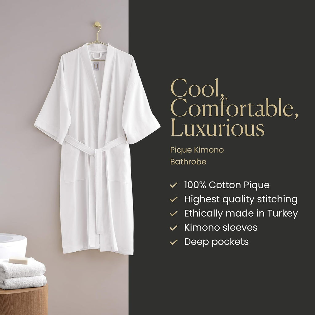 Pique Kimono Bathrobe