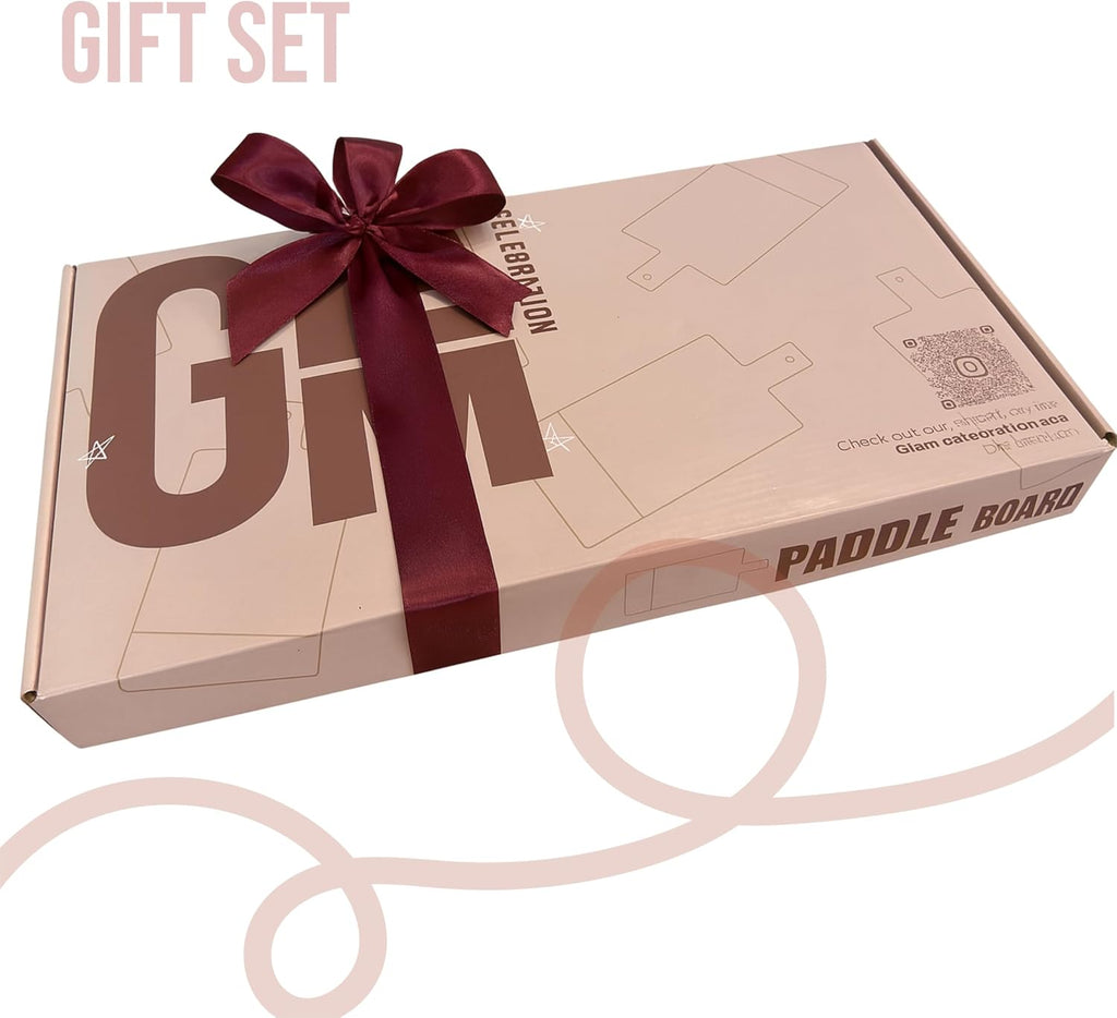 Personalized Charcuterie Boards Gift Set, Marble and Wood Cheese Board Set with Handle, Custom Cutting Board