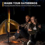 Portable Smokeless Fire Pit with Grill Grate