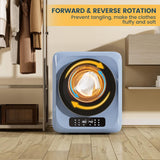 12Lbs Portable Clothes Dryer, 850W Compact Laundry Dryer with Boot Dryer, 6 Drying Modes, Electric Dryer with LED