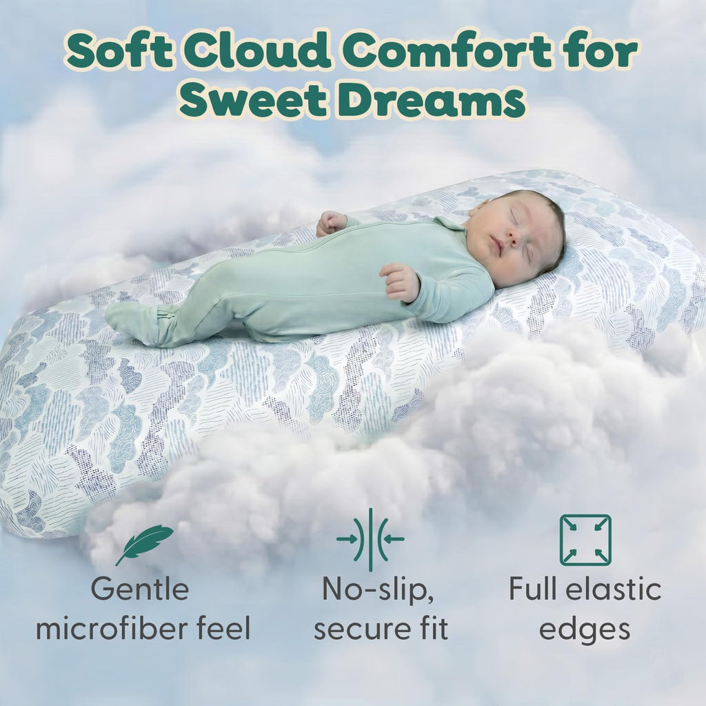 Soft Cloud 4pk Fitted Crib Sheet Set - Breathable Baby Crib Sheets for Girl or Boy, Fits Standard Mattress 52x28