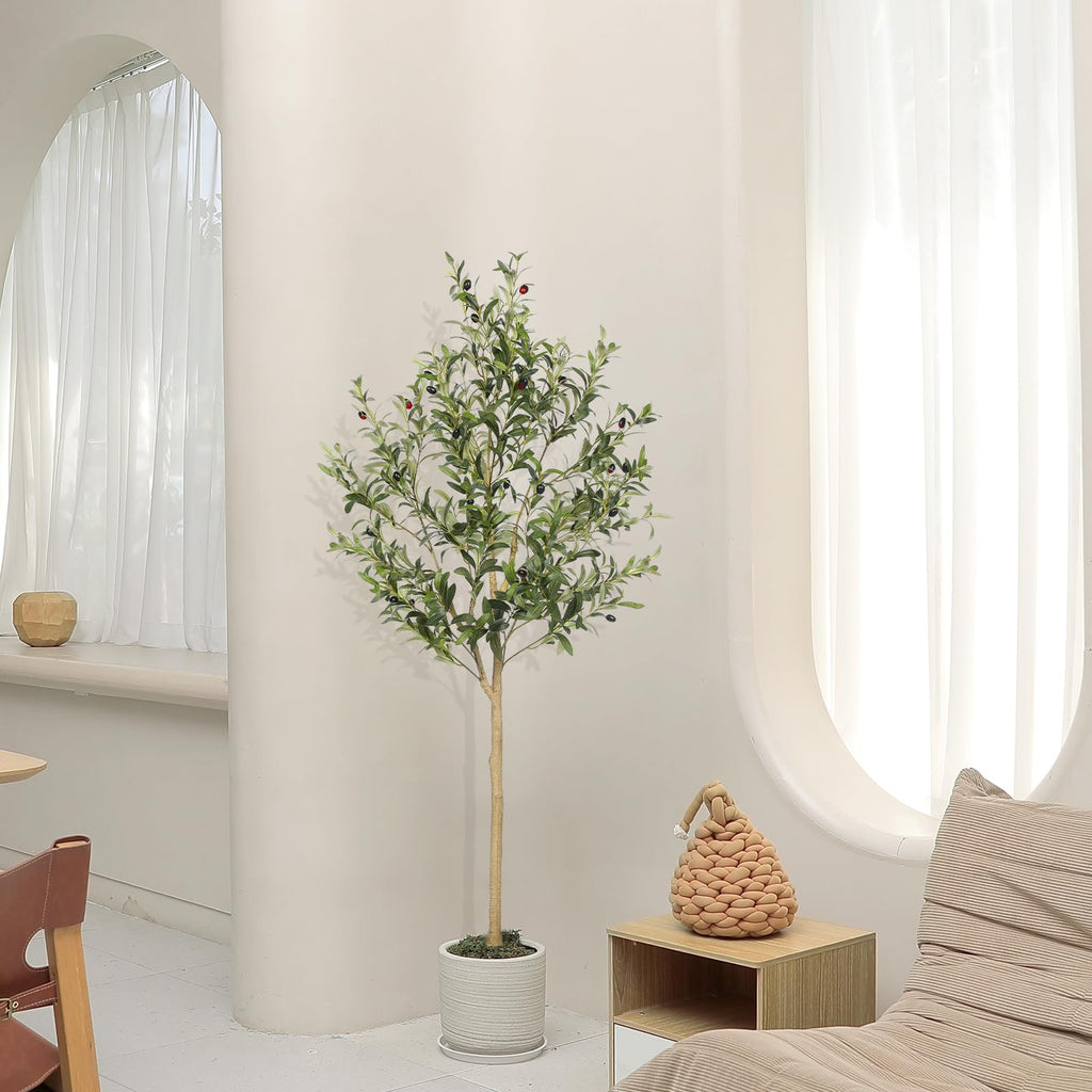5ft Olive Trees Artificial Indoor with Realistic Appearance