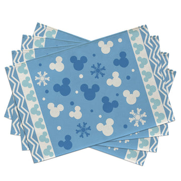 Winter Blue Placemats Set of 4