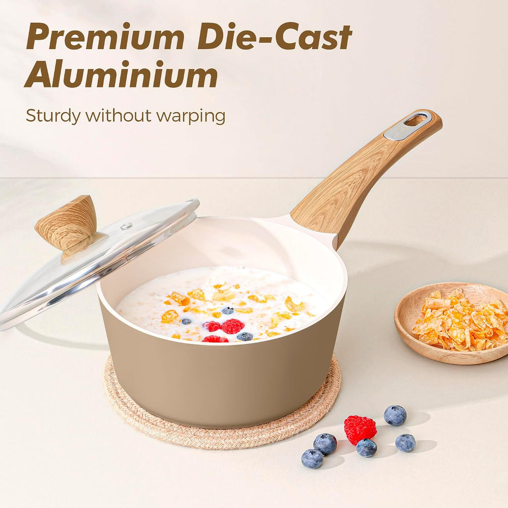 Ceramic Cookware Sets, Pots and Pans Set Non stick, Non toxic Healthy Induction Cookware, 26 Pcs Nonstick Kitchen