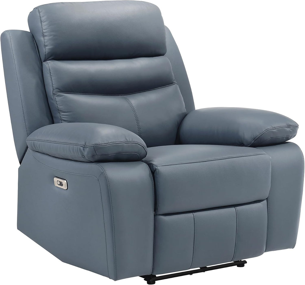 Recliner Chair Living Room Leather Match Reclining Sofa Chair, Home Theater Seating, Wall Hugger Recliner, Power