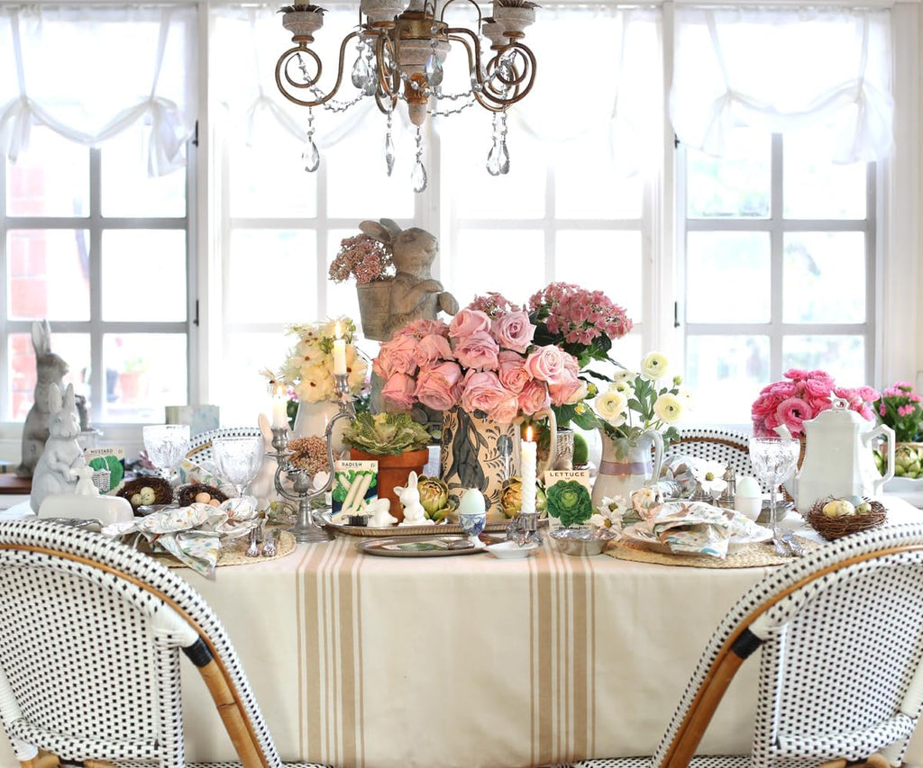 Beige Tablecloths, Cotton Tablecloths for Rectangular, 100% Cotton, Farmhouse Tablecloth, Thanksgivi