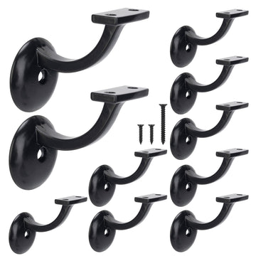 Steel Handrail Bracket for Indoor Outdoor Stairs, Anti-Rust Hand Rail Brackets Hand Railing Brackets Strong Stair