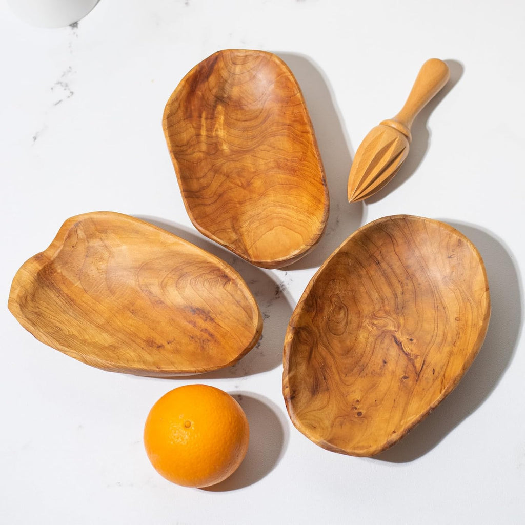 Root Wood Dish, Party Platter and Tray for Sandwich Bread Serving, appetizer display, Vintage ring dish, Hand Carved