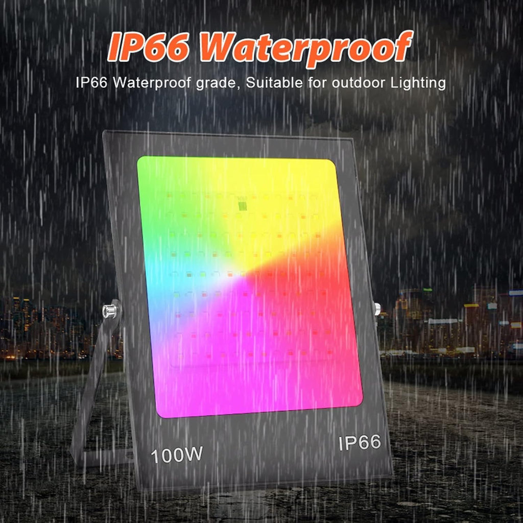Led Floodlight RGB Ac220V 30W 50W 100W 200W Flood Light Color Changing