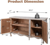 Farmhouse Sideboard Buffet Cabinet with Storage