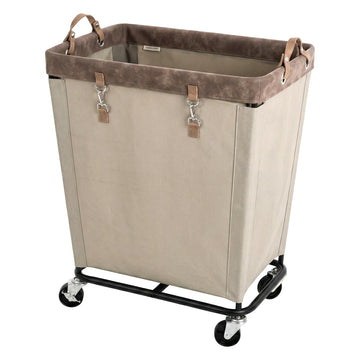 210L Laundry Basket with Wheels, Rolling Hampers for Clothing