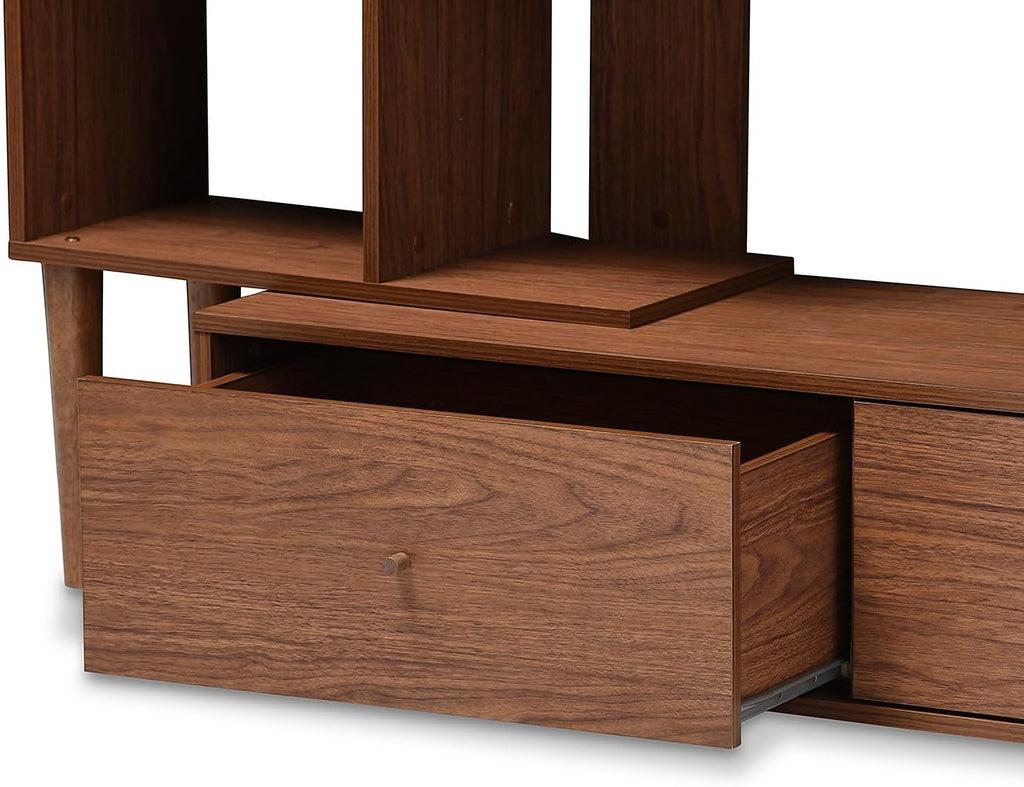 Mid-Century Retro Modern TV Stand Entertainment Center and Display Unit