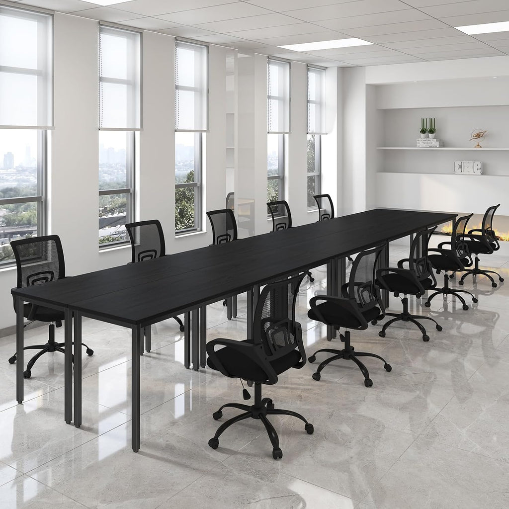 Conference Tables 23ft Office Computer Desk for Meeting Room Study Writing Printer Podcast Table for 24 People Modern