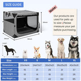 Dog Crate,36x25x25 Inch Large Dog Crate for Large or Medium Dogs, Portable and Foldable Design of Dog Cage