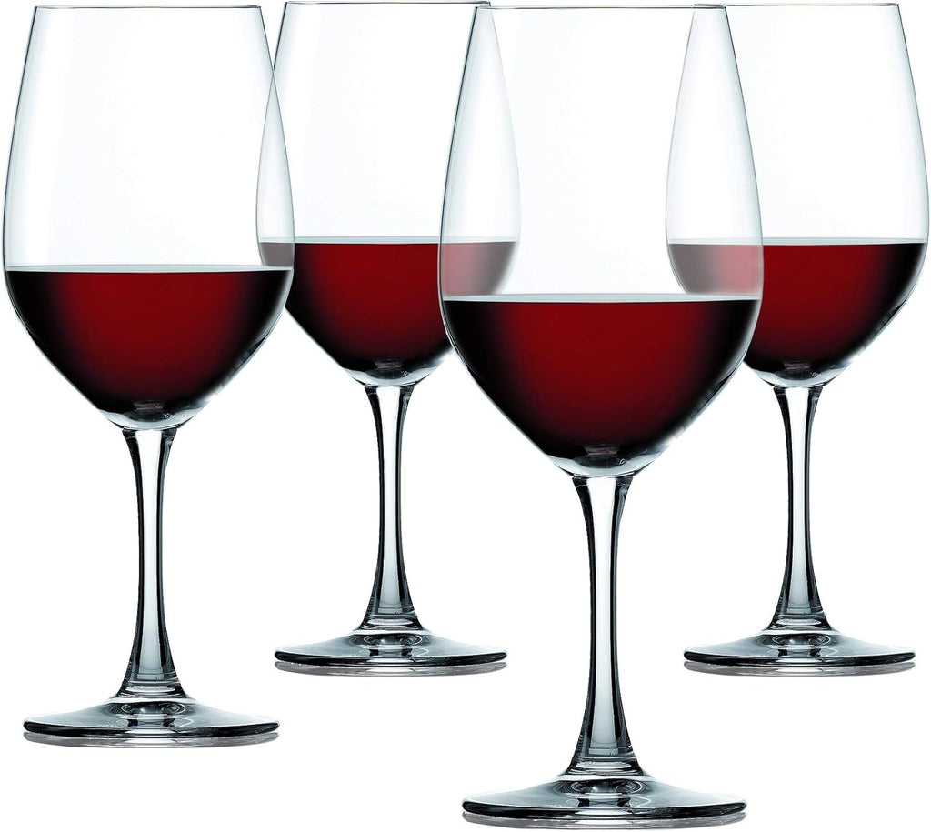Wine Lovers Bordeaux Wine Glasses, Drinking Glasses for Red Wines, Elegant Stemmed Glassware, Home Bar Accessories